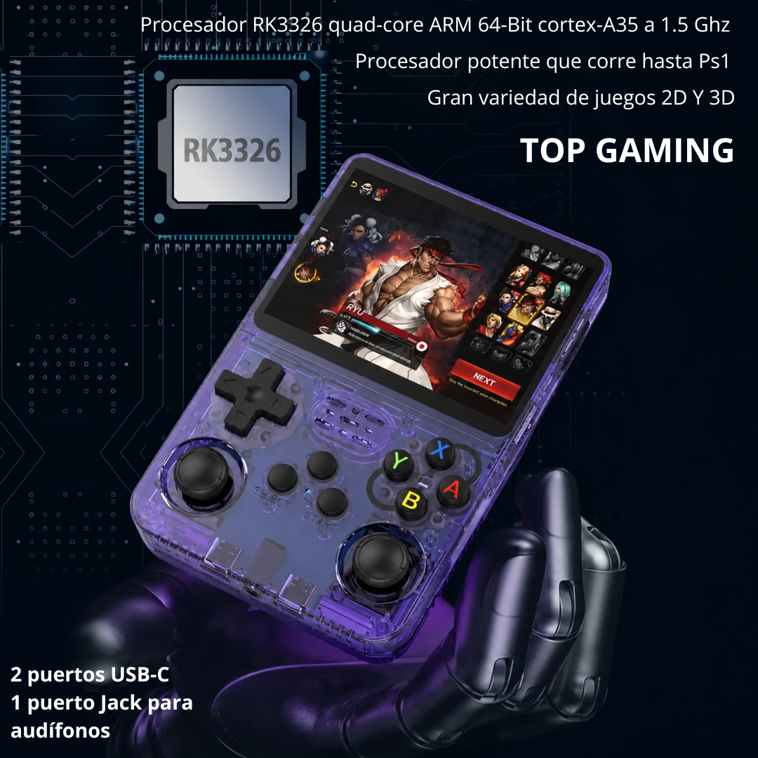Consola retro con más de 40.000 juegos